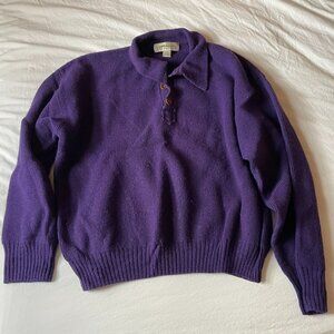 Rare Vintage Patagonia Purple Wool Sweater, XL